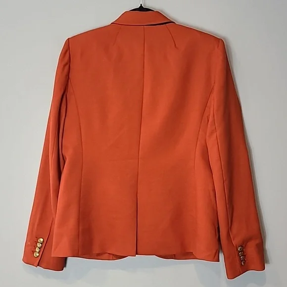 J. Crew Schoolboy Blazer in Burnt Orange Size 8 Comfy Luxury Preppy Academia - Picture 4 of 10